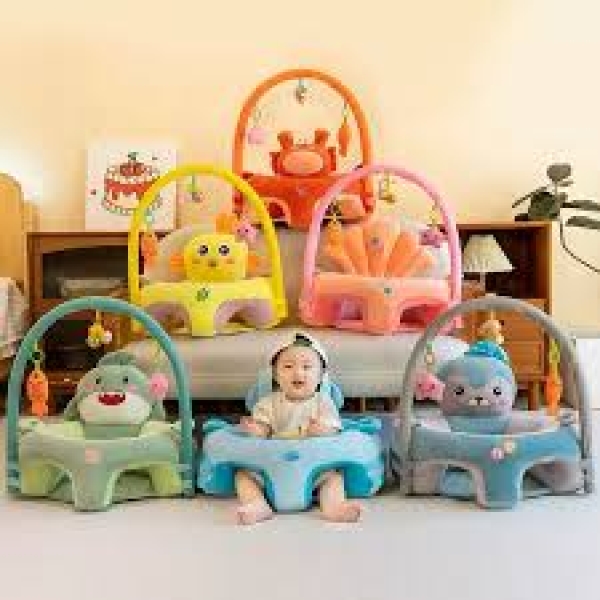 Siège de Soutien Bébé en Peluche avec Arche de Jeux