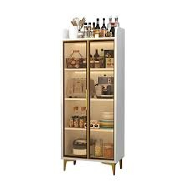 Buffet de Cuisine Moderne à Portes Vitrées
