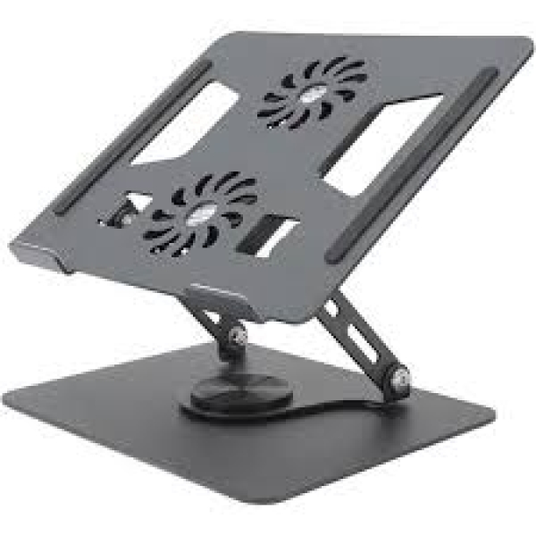 Support d'Ordinateur Portable Ventilé et Rotatif à 360°